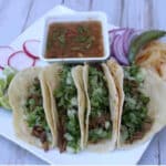 Flour Tacos Plate